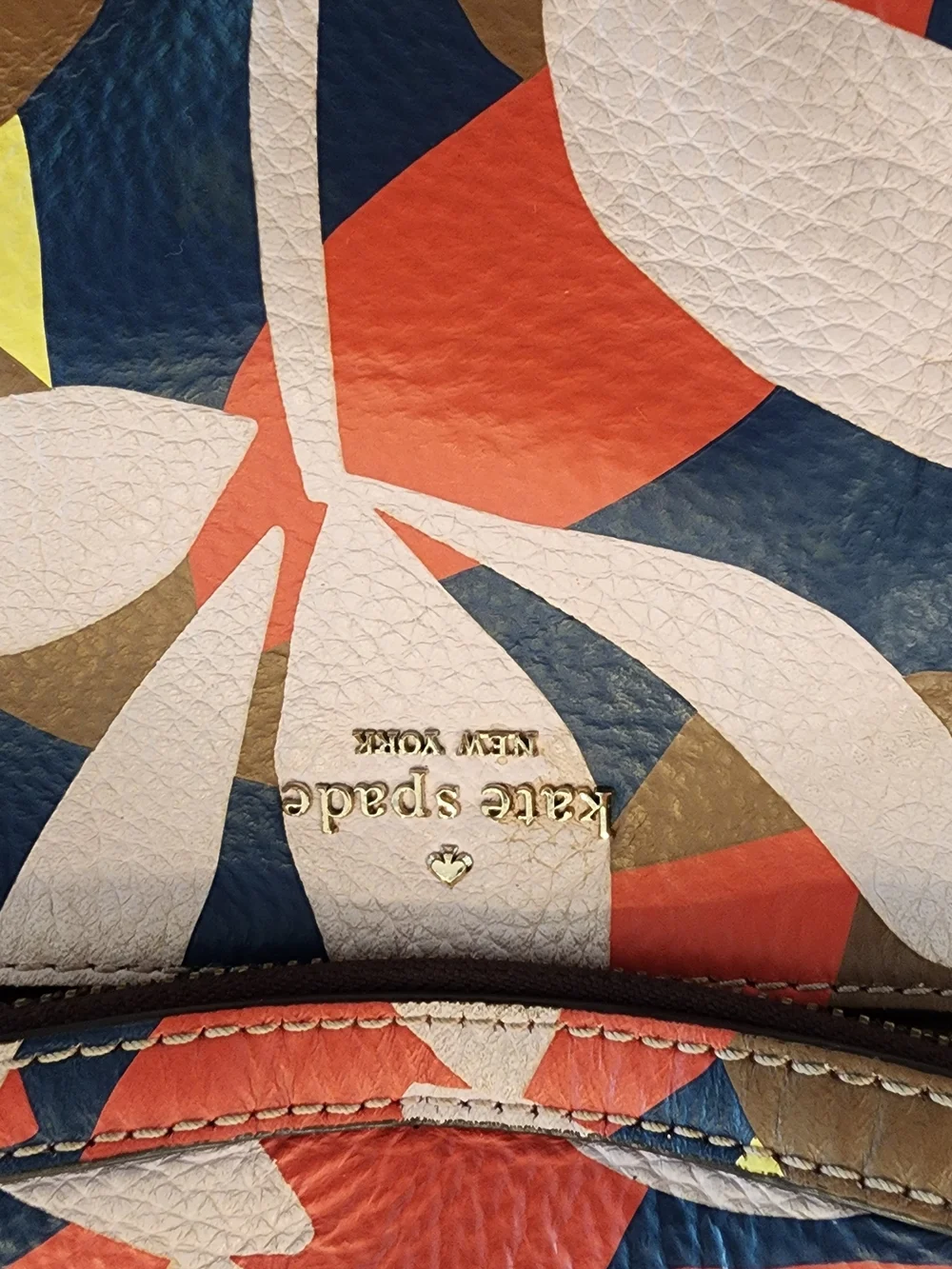 kate spade Multicolor Floral Print Leather Crossbody Belt Bag